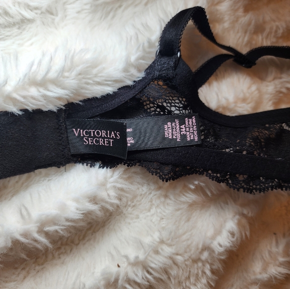 Victoria's Secret Dream Angels Sexy Push-up Bra 34aA pink and black - Picture 4 of 5